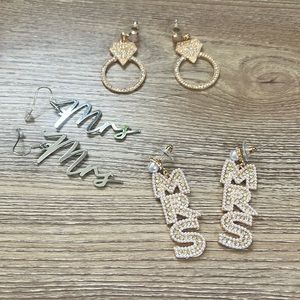 Mrs earrings